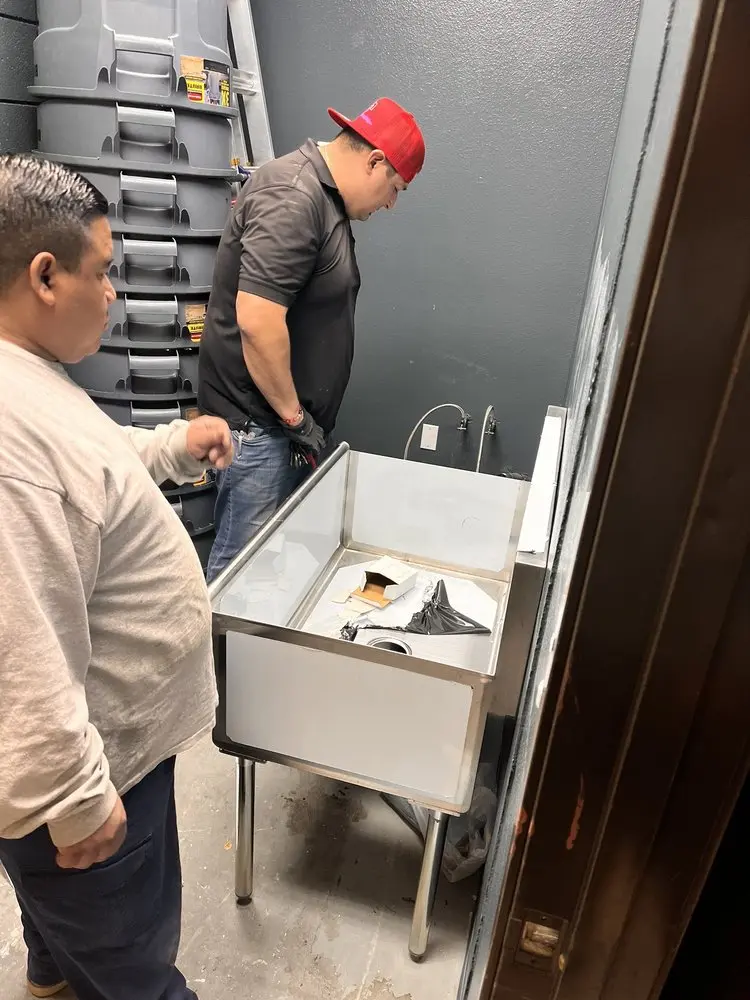 Commercial plumbing and sink installation in Southeast Rancho Cucamonga